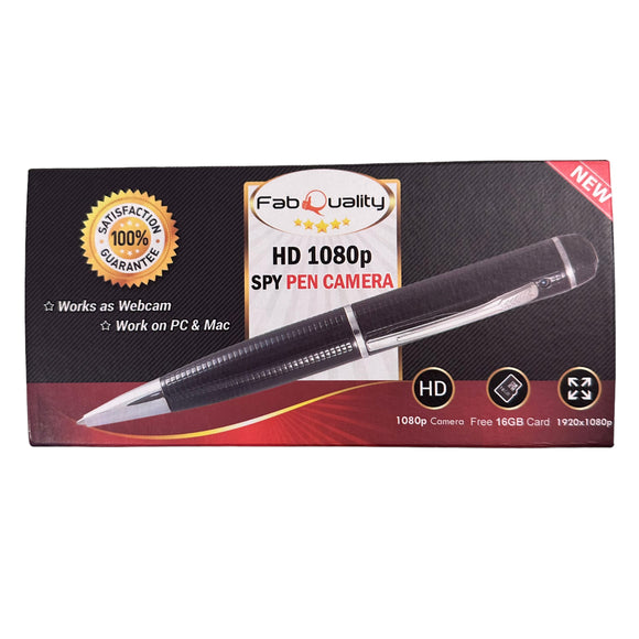 Hidden Spy Camera Pen 1080P HD 2.5Hrs with 32GB SD Card Camera Pen Specs in Pix Open Box