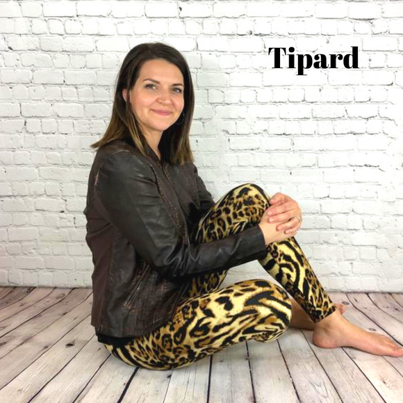 Leopard Cheetah Leggings S-5X - 7 Varieties - Brulla Girl LLC