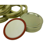 2X-Canning Regular Mouth Lids & Bands/Rings for Mason Bottling Jars--1 Dozen in Bag