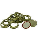 2X-Canning Regular Mouth Lids & Bands/Rings for Mason Bottling Jars--1 Dozen in Bag