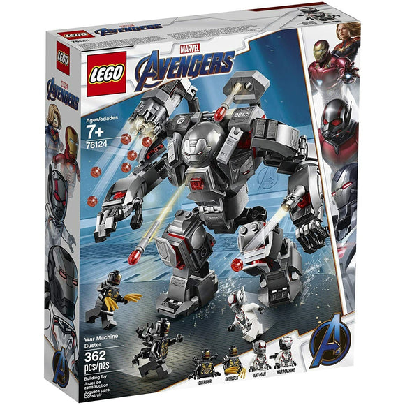 LEGO Marvel Avengers War Machine Buster Build Imagine Create 76124